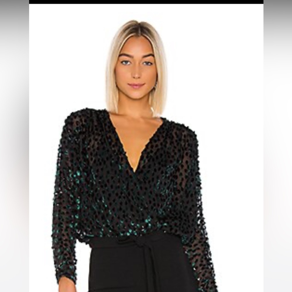 LPA Antonia Bodysuit EMERALD & BLACK / M